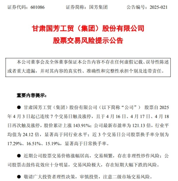 万通配资 11天10板！西北零售龙头再次警告：击鼓传花游戏效应十分明显，存在短期大幅下跌的风险
